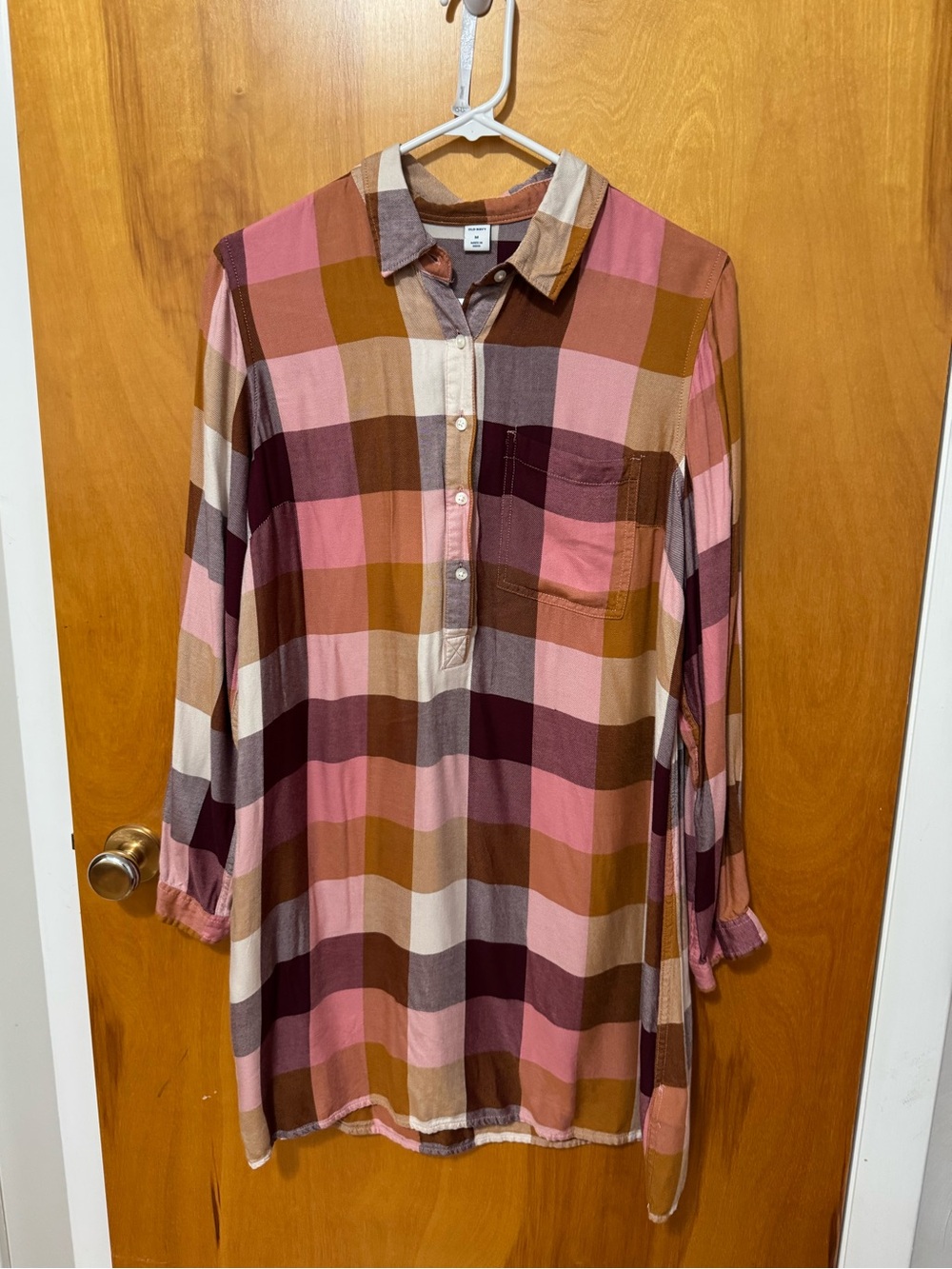 Old Navy Plaid Shirt Dress